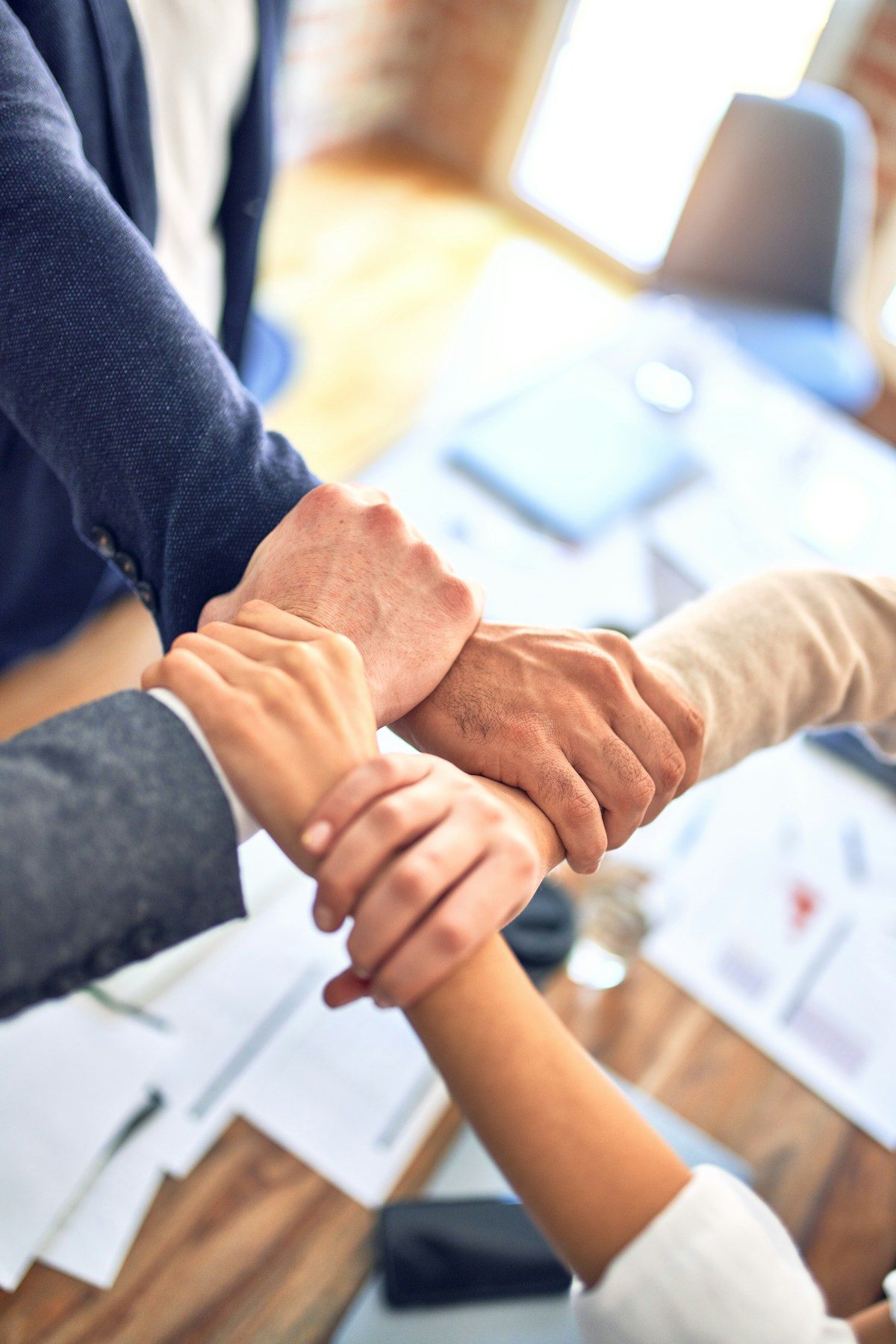 Customer service and coordination at a wood supply desk